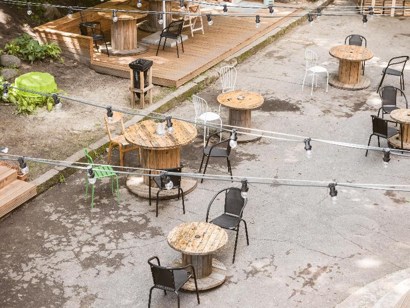 Downtown Forest Hostel & Camping Vilnius Exterior photo