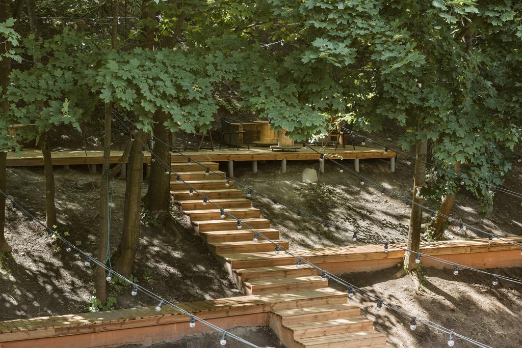 Downtown Forest Hostel & Camping Vilnius Exterior photo